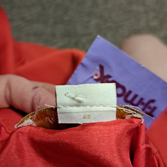 Kate Spade Vibrant Orange Dress with Black Accents - Picture 8 of 8